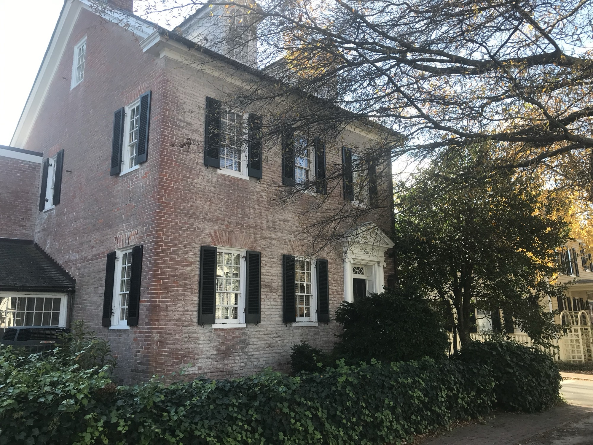 The Cannonball House in St. Michaels, Maryland