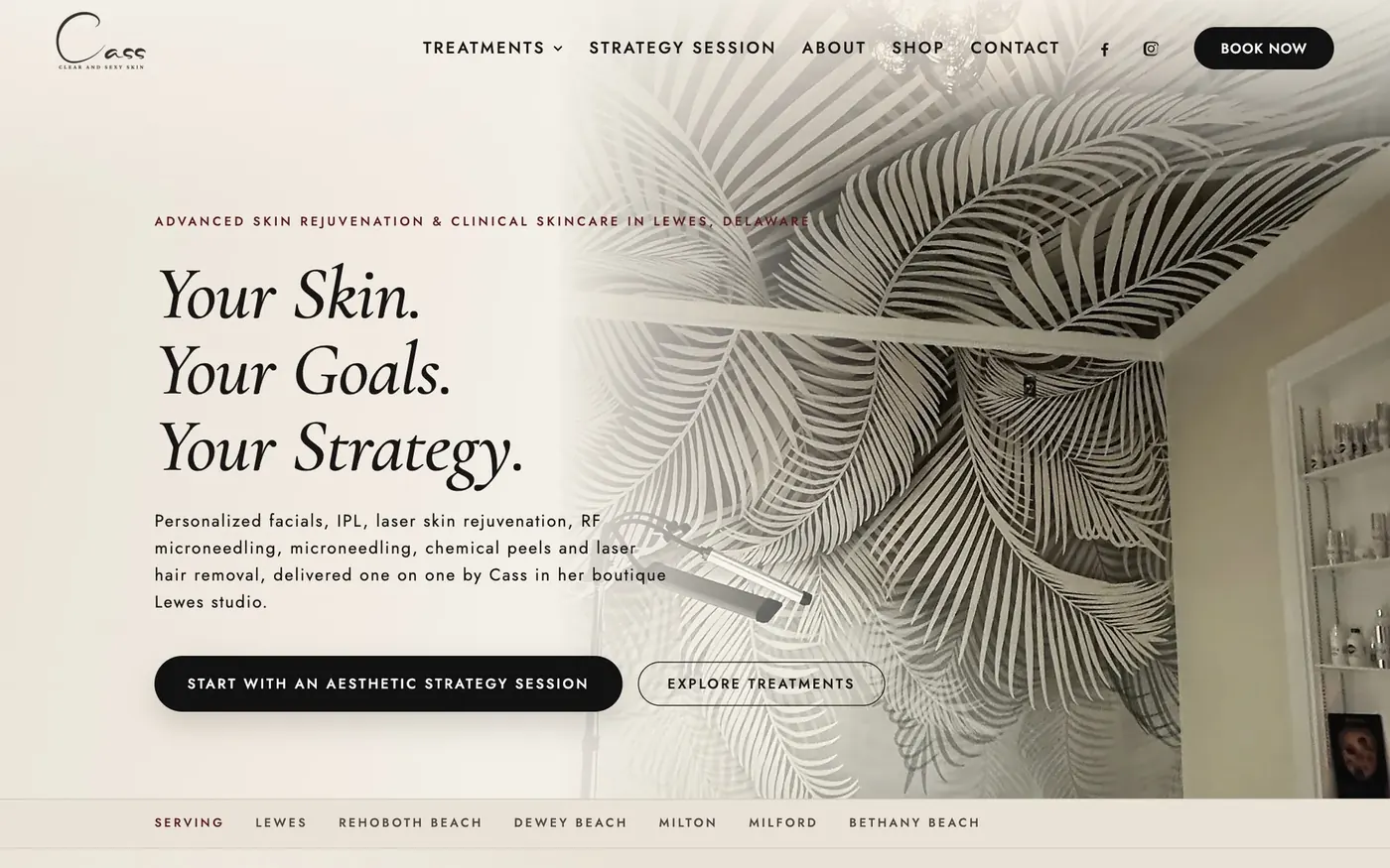 Clear and Sexy Skin, med spa in Lewes, DE: the home page
