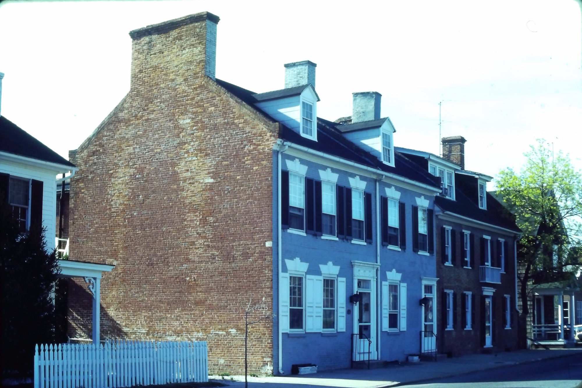 A brick Federal-period house on South Washington Street in Easton, Maryland