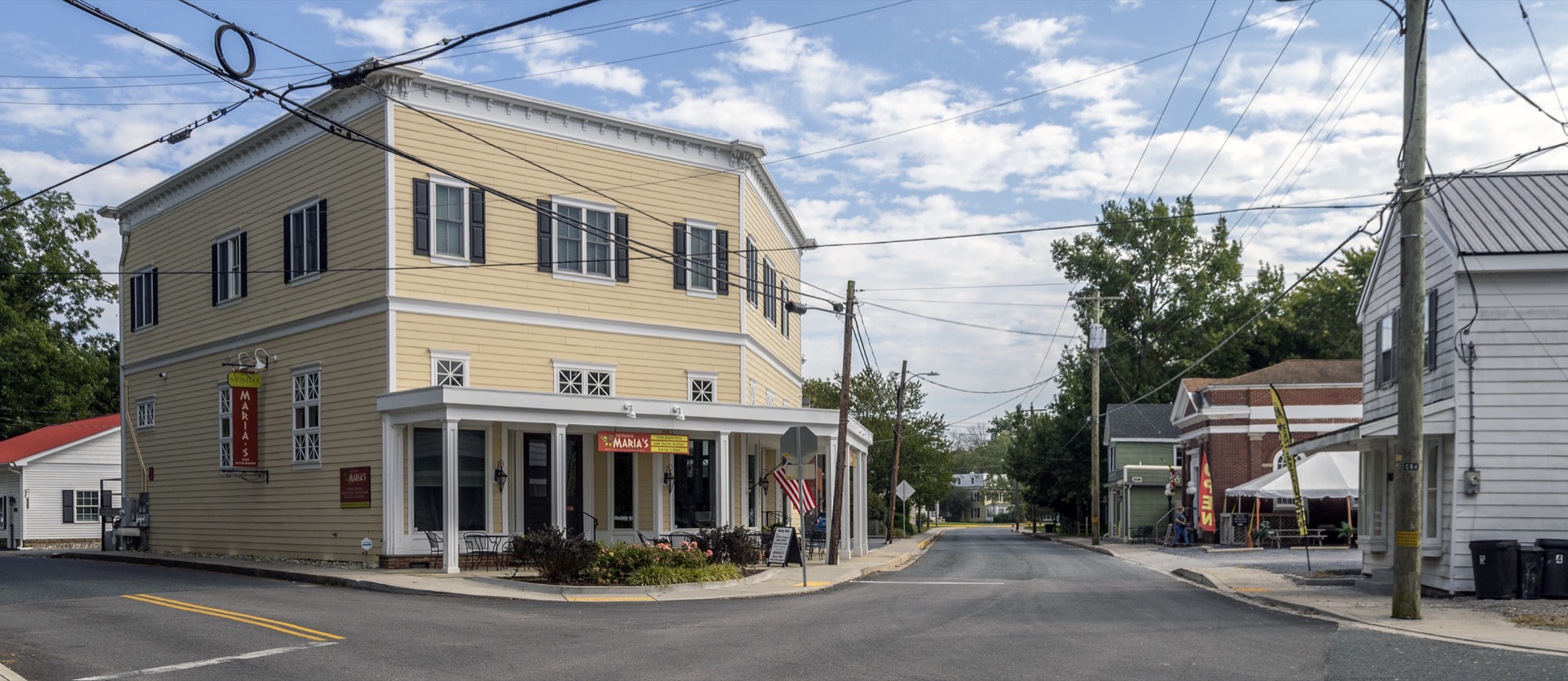 The center of Trappe, Maryland