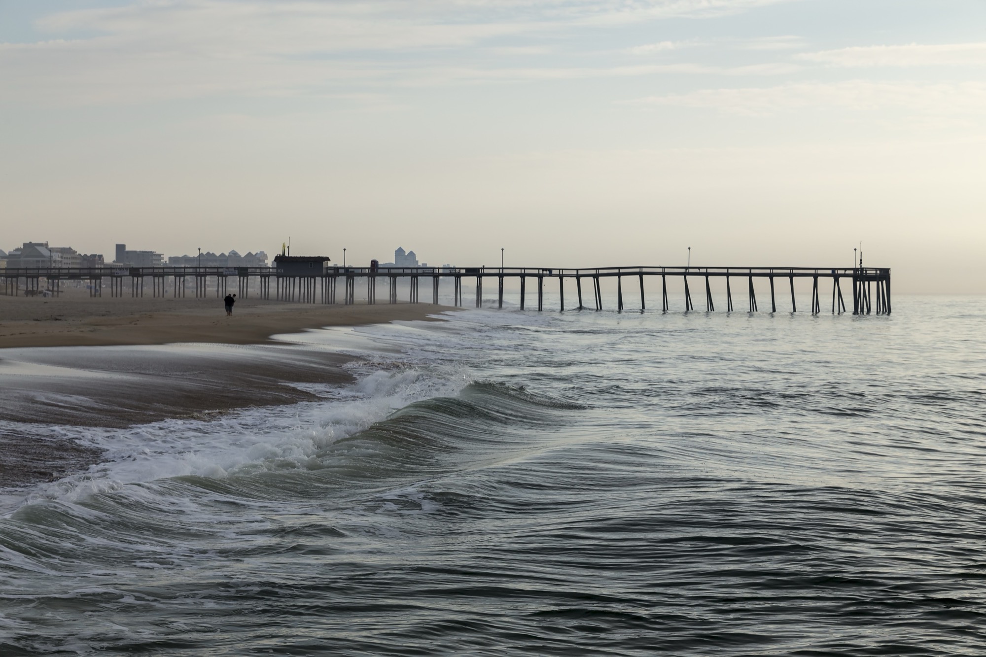 The Ocean City pier at first light