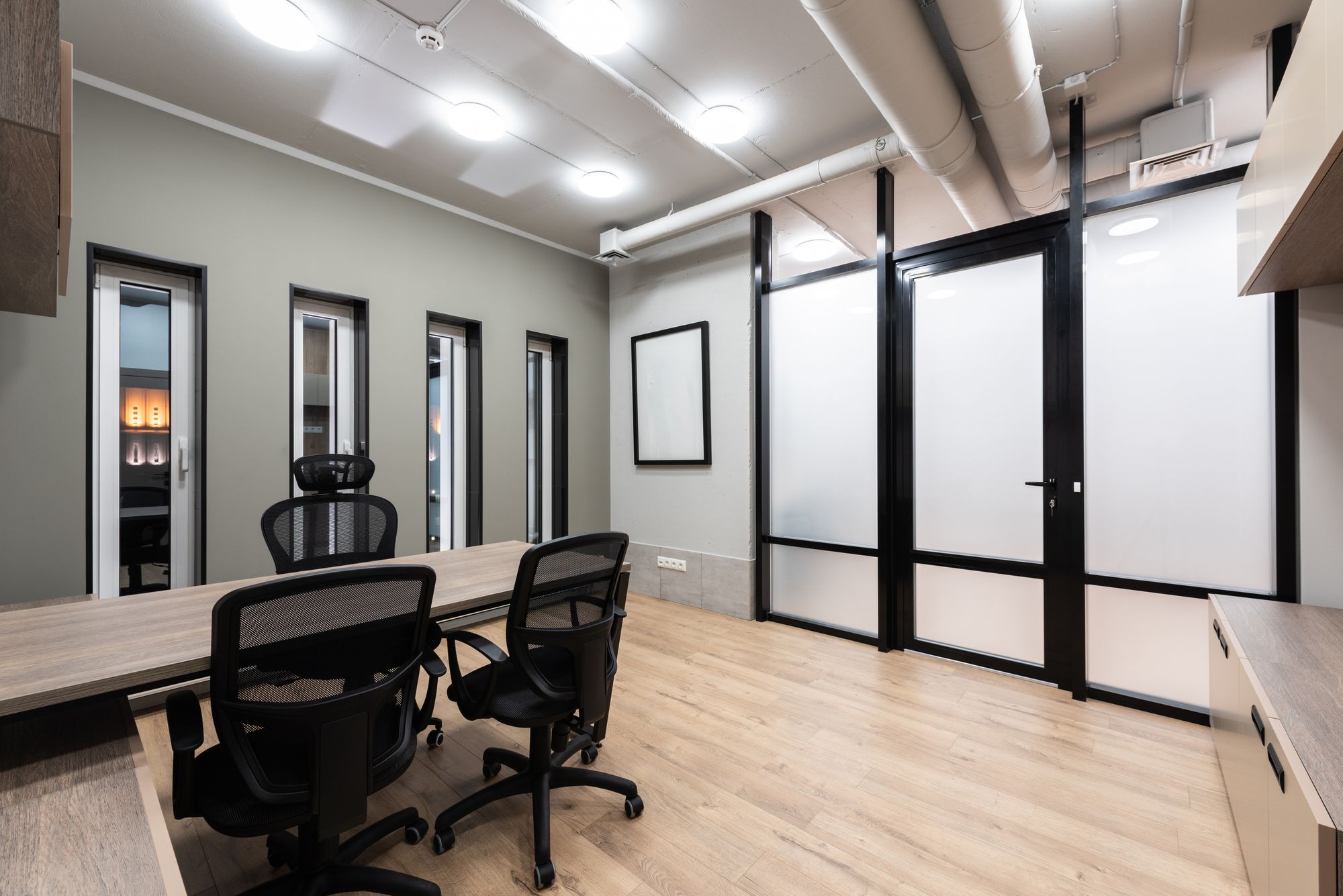 A quiet workspace where the software gets built.